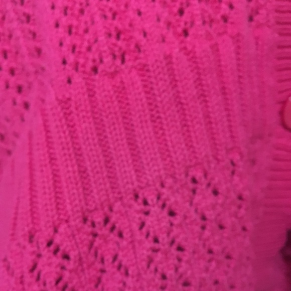 🔥$5 Deal 2+items. Kim Rogers Hot Pink Top sz small - Picture 4 of 5